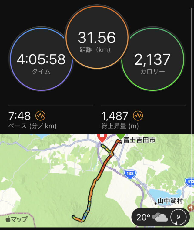 6月富士登山競走の試走
